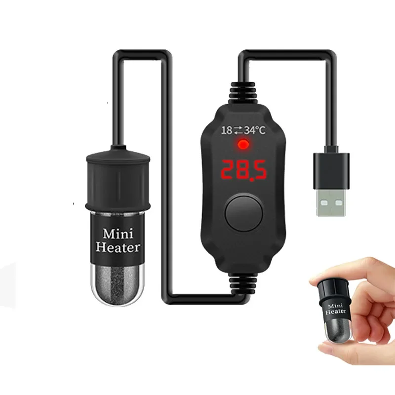 Aquarium Heater Submersible - Mini asta riscaldante per acquario Serbatoio