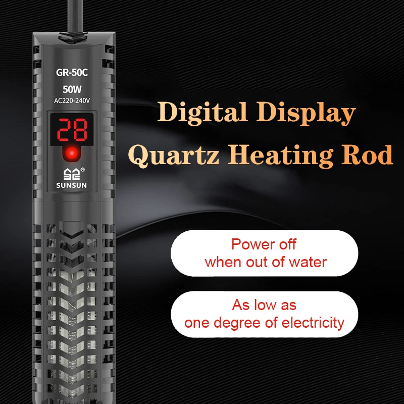 Aquarium Heater Submersible - Riscaldatore sommergibile per acquario, vasca per