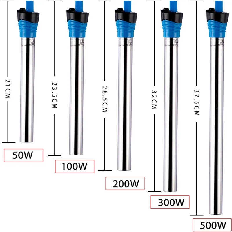Aquarium Fish Quarantine - 50W/100W/200W/300W/500W Sommergibile Acquario Riscaldatore Serbatoio di