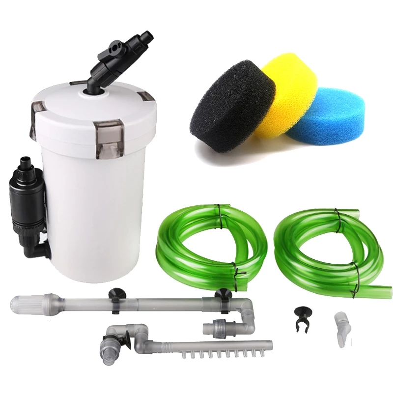 Aquarium Fishes - Filtro Esterno Ultra-Silenzioso per Acquario HW‑602B