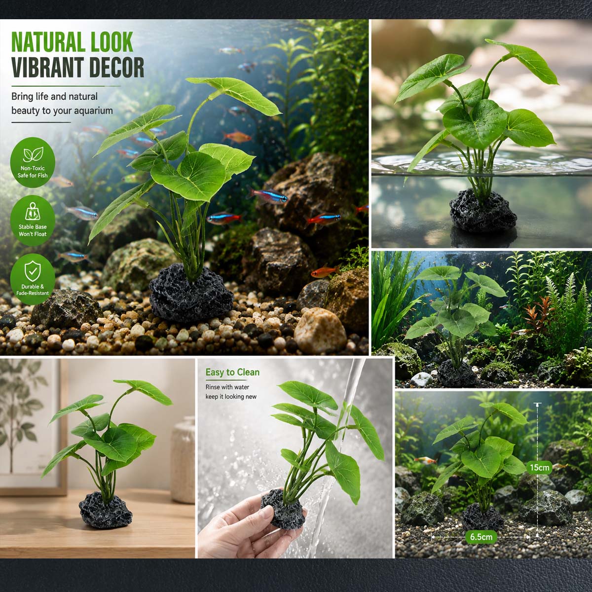 1 pezzo di pianta artificiale  - Aquarium Fish Store recensione e prezzo
