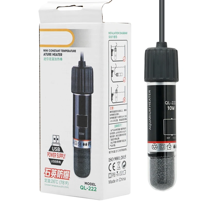 Asta riscaldante USB Mini acqu - Aquarium Heater Submersible recensione e prezzo