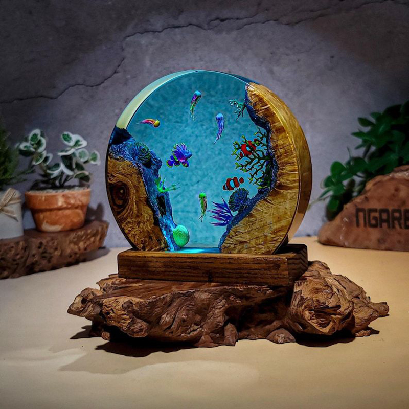 Lampada da Tavolo in Resina co - Aquarium Fishes recensione e prezzo