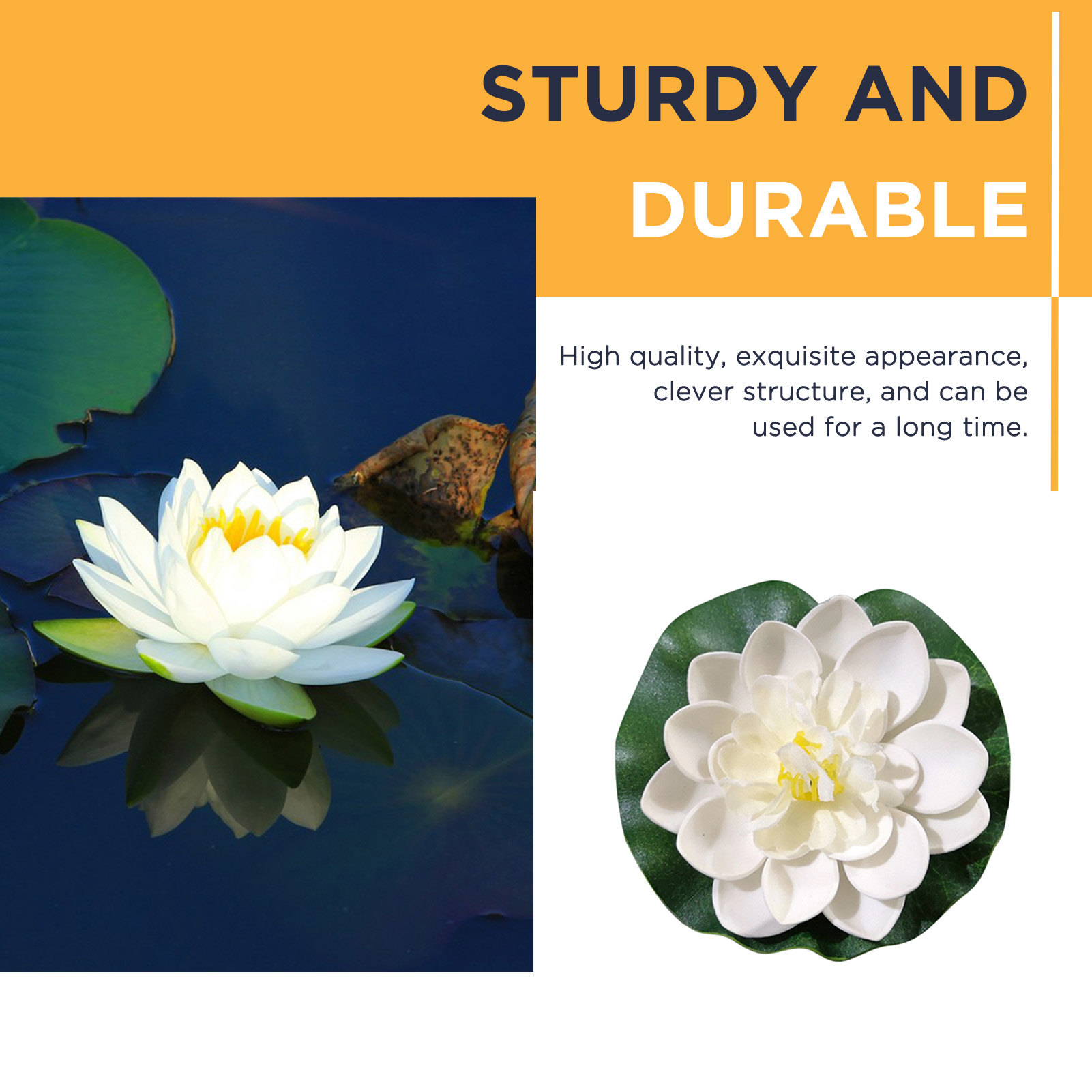 Set di 5 Fiori di Loto Artific - Aquarium Fish Jar recensione e prezzo