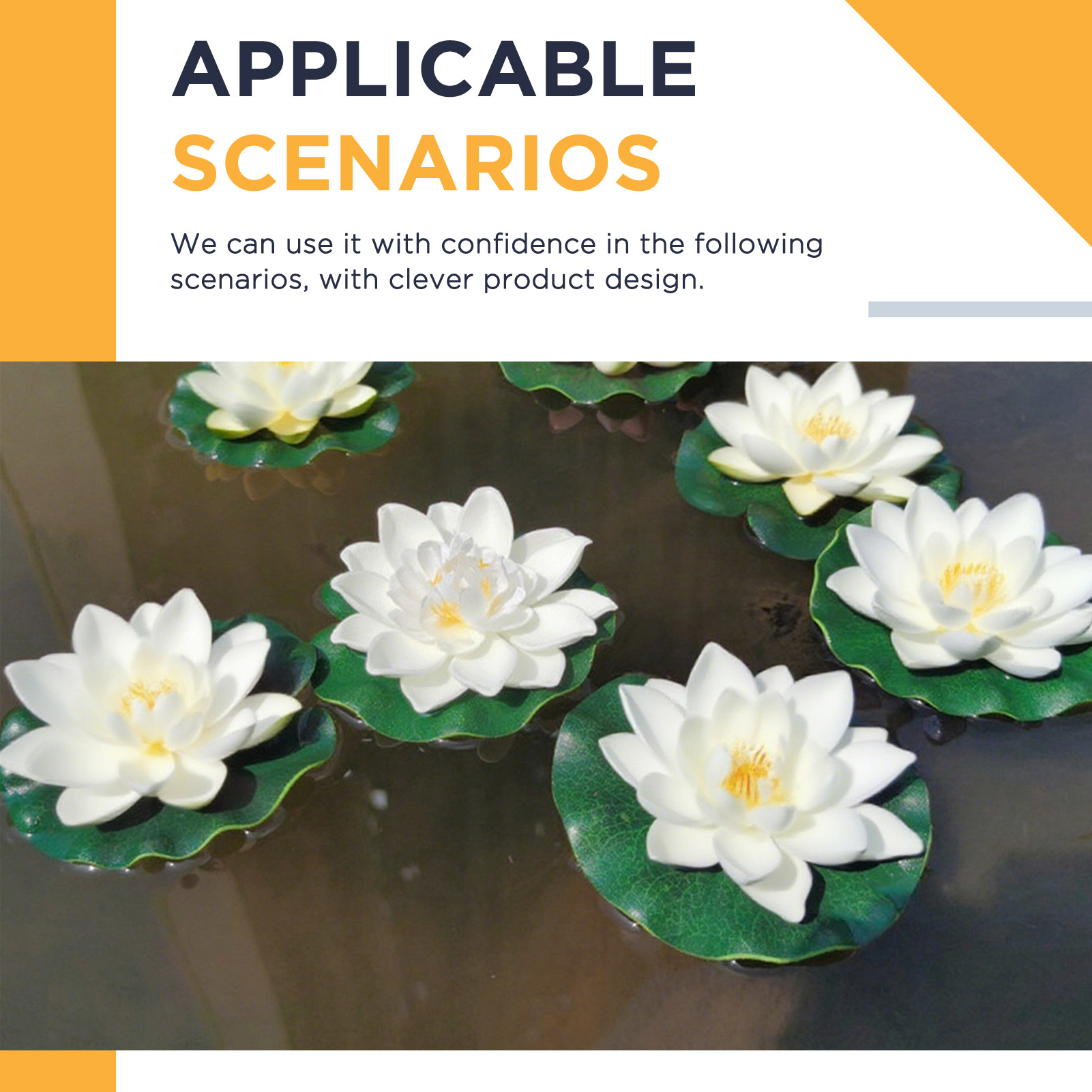 Set di 5 Fiori di Loto Artific - Aquarium Fish Jar recensione e prezzo