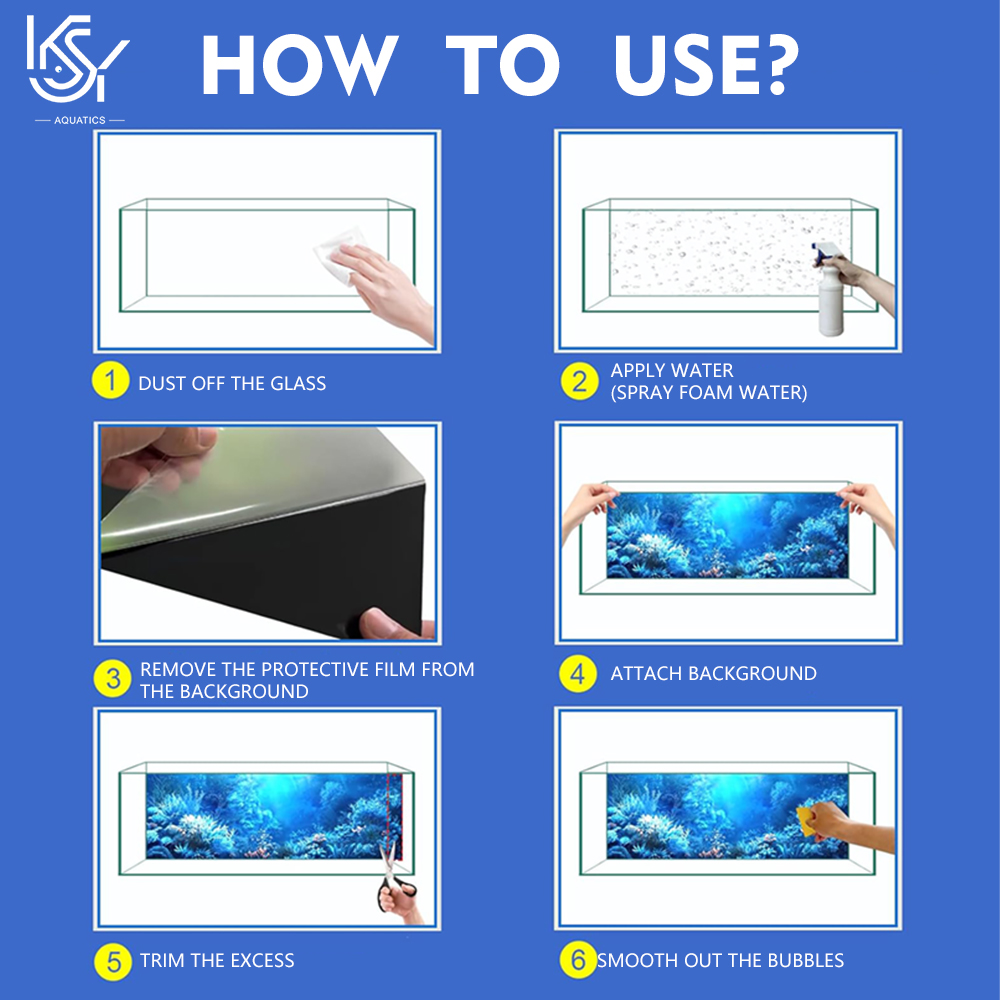 Adesivo per sfondo acquario au - Aquarium Fish Background recensione e prezzo
