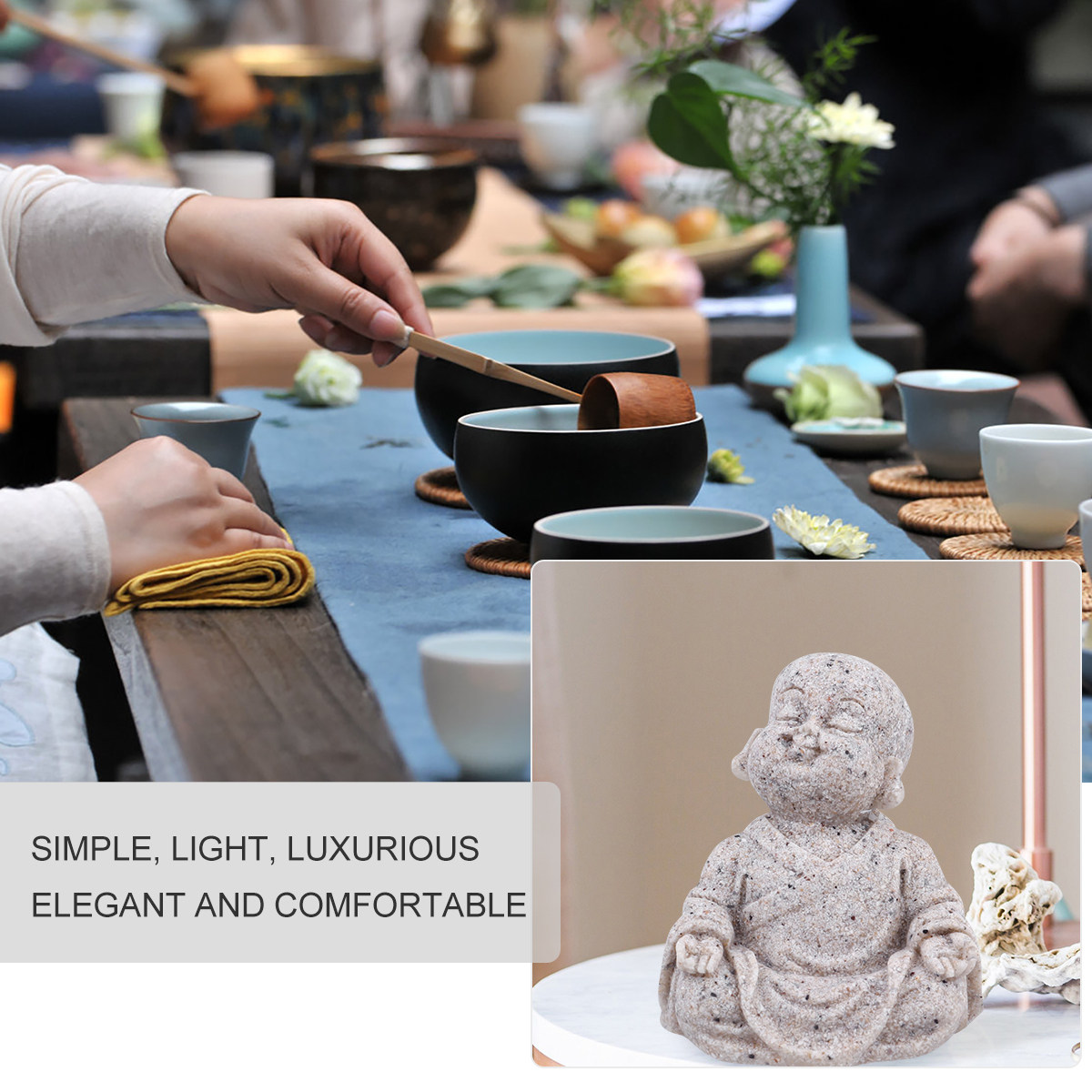 1 Pezzo Statua di Buddha Maitr - Aquarium Fishes recensione e prezzo