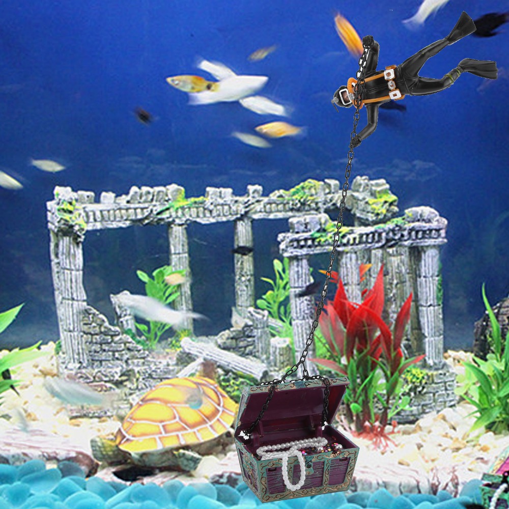 Ornamento per Acquario in Resi - Aquarium Fish Black recensione e prezzo