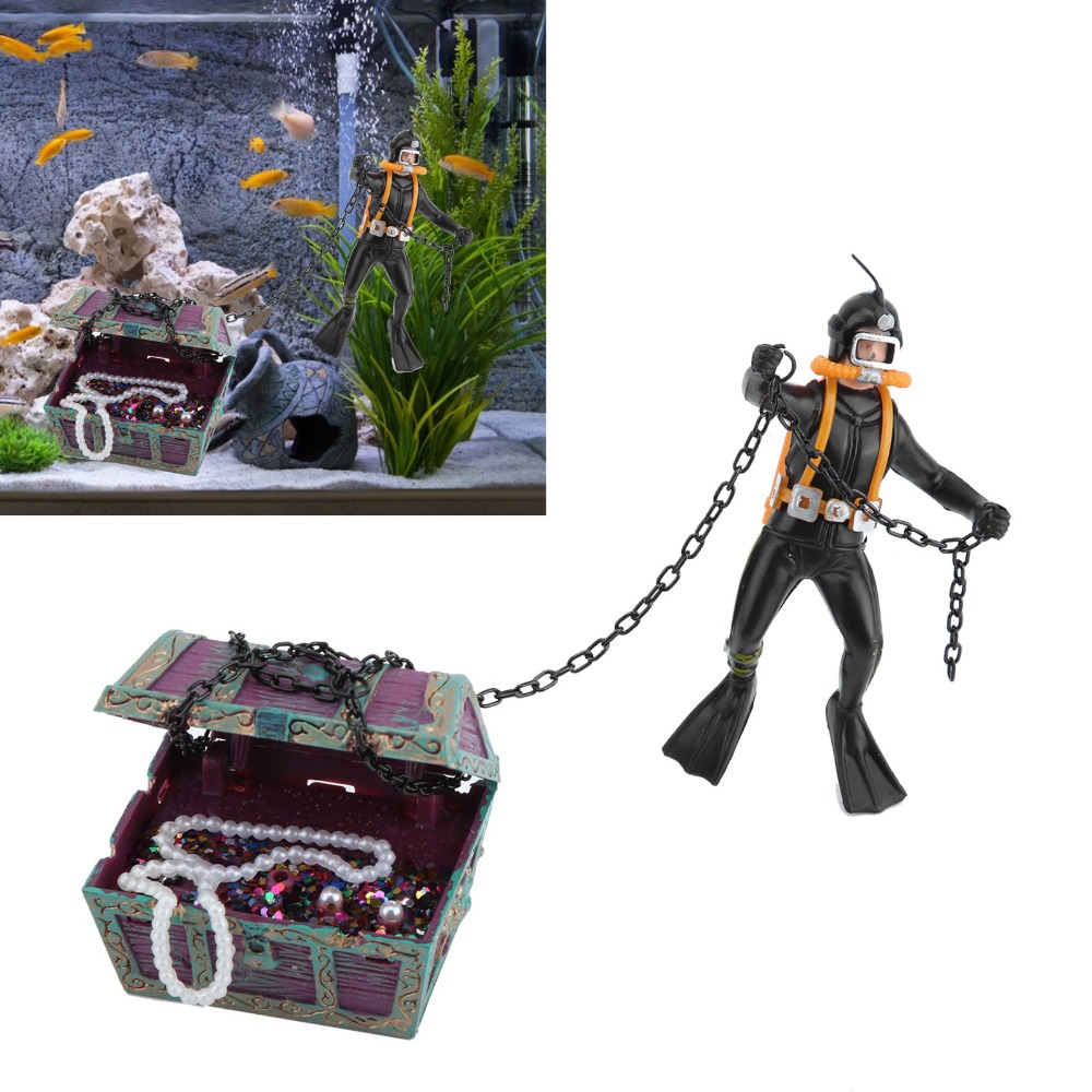 Ornamento per Acquario in Resi - Aquarium Fish Black recensione e prezzo