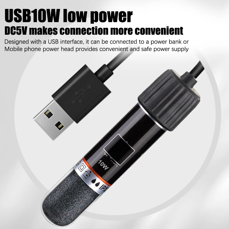 USB 26 ° Mini Riscaldatore a I - Aquarium Heater Submersible recensione e prezzo