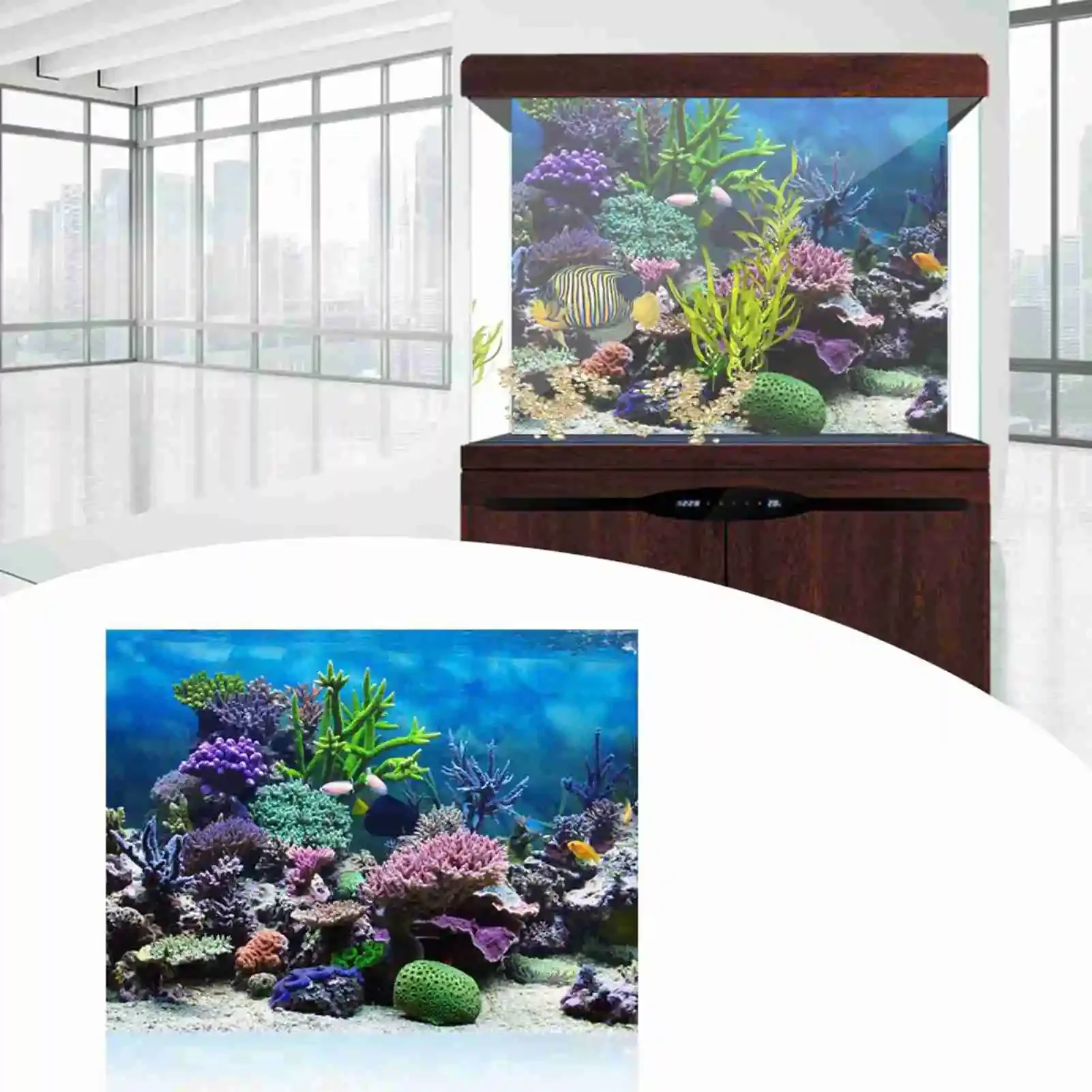 3D acquario paesaggio Poster f - Aquarium Fish Background recensione e prezzo