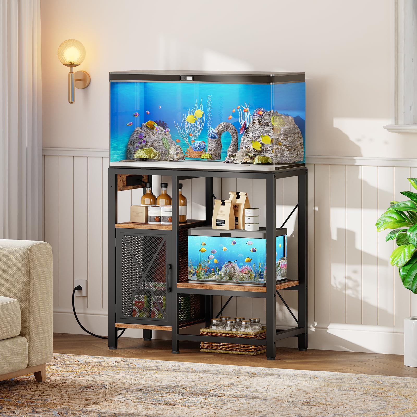 Supporto per Acquario Nero Res - Aquarium Fish Black recensione e prezzo