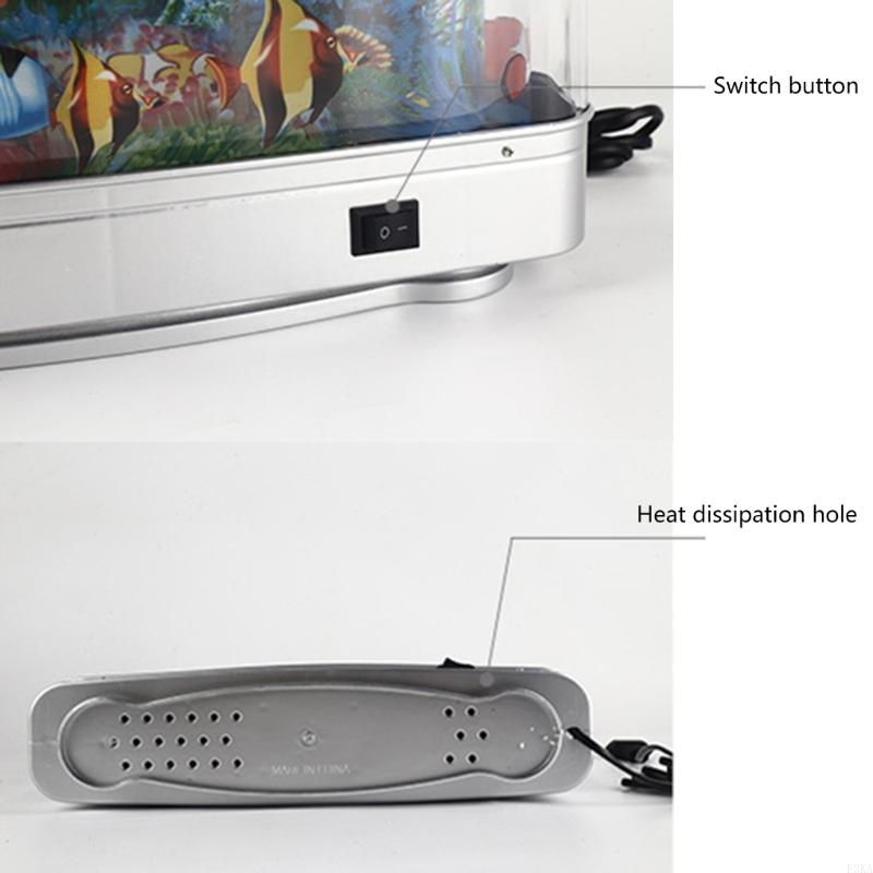 Lampada notturna USB a forma a - Aquarium Fish Background recensione e prezzo