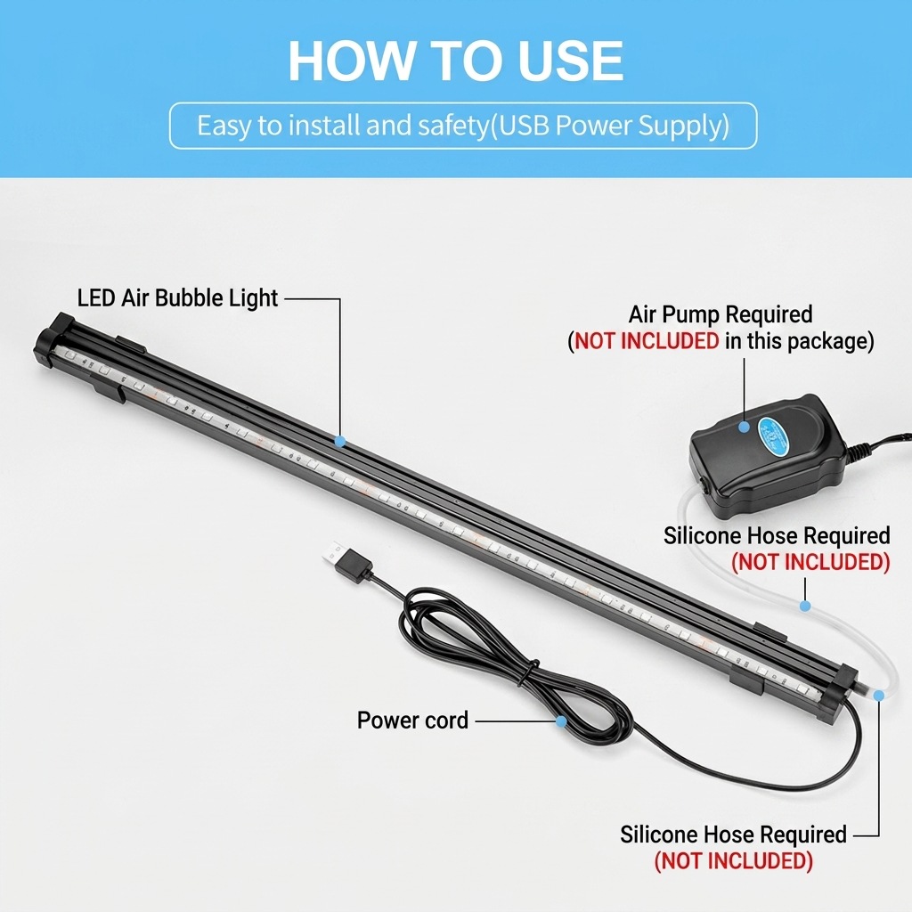 Lampada LED USB per Acquario c - Aquarium Fish Store recensione e prezzo